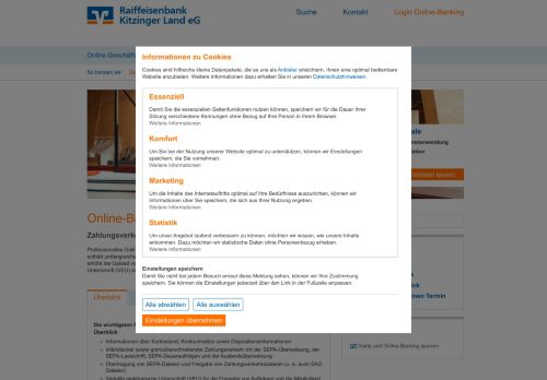 
                            3. Online-Banking für Firmenkunden - Raiffeisenbank Kitzinger Land eG