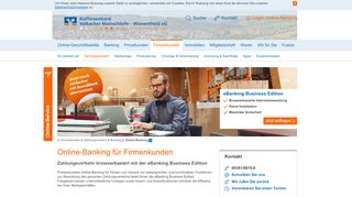 
                            2. Online-Banking für Firmenkunden - Raiffeisenbank Volkach