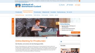 
                            1. Online-Banking für Privatkunden - Volksbank eG Bremerhaven-Cuxland