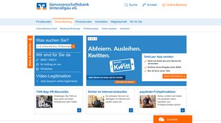 
                            8. Online-Banking - Genossenschaftsbank Unterallgäu eG