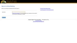 
                            9. Online Banking - Golden Eagle Community Bank