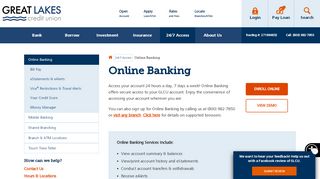 
                            8. Online Banking | Great Lakes Credit Union