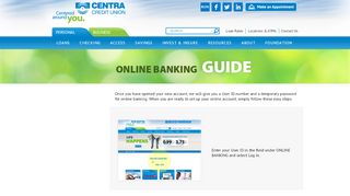 
                            4. Online Banking Guide - Centra CU - Centra Credit Union