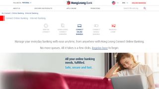 
                            2. Online Banking - Hong Leong Connect