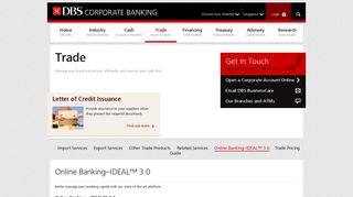 
                            5. Online Banking–IDEAL™ 3.0 - DBS Bank