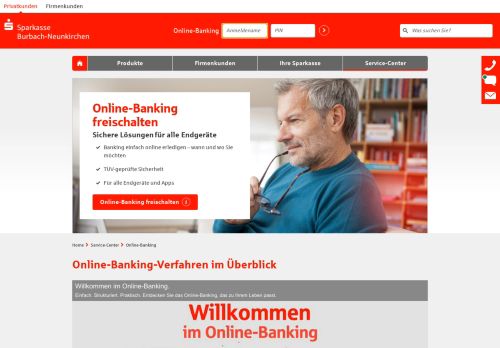 
                            2. Online-Banking - Immer verfügbar - Sparkasse Burbach-Neunkirchen