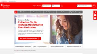 
                            1. Online-Banking - Immer verfügbar - Sparkasse Landshut