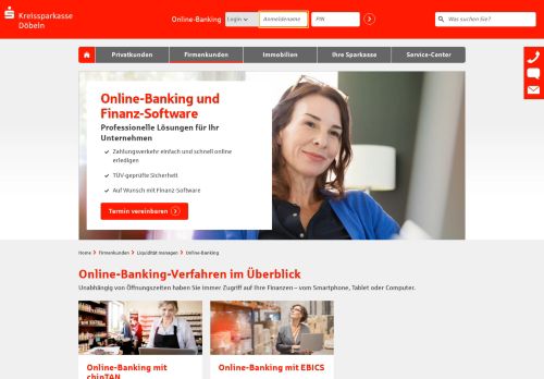 
                            1. Online-Banking | Kreissparkasse Döbeln