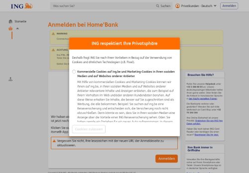 
                            8. Online Banking l Home'Bank, der Online Banking-Dienst von ING
