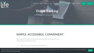 
                            8. Online Banking - Life Credit Union