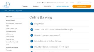 
                            6. Online Banking - LMCU Help Center | Lake Michigan Credit Union