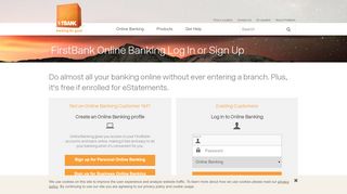 
                            5. Online Banking - Log In - Sign Up | FirstBank
