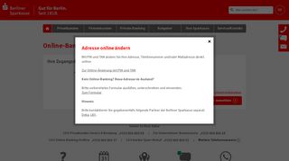 
                            2. Online-Banking: Login - Berliner Sparkasse