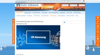 
                            2. Online-Banking-Login mit der VR-Kennung - Kieler Volksbank