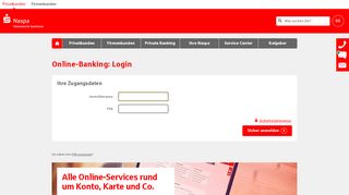 
                            1. Online-Banking: Login - Naspa