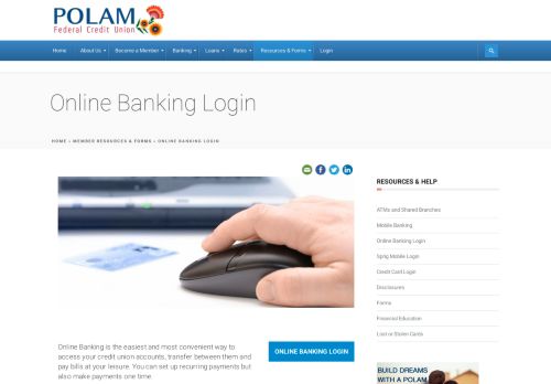 
                            11. Online Banking Login | Polam Credit Union