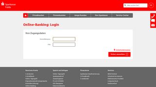 
                            2. Online-Banking: Login - Sparkasse Fulda