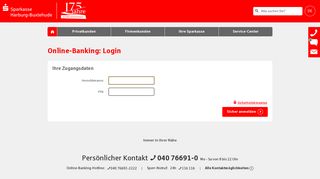 
                            2. Online-Banking: Login - Sparkasse Harburg-Buxtehude