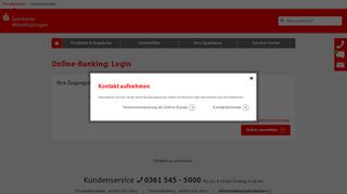 
                            3. Online-Banking: Login - Sparkasse Mittelthüringen