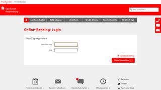 
                            11. Online-Banking: Login - Sparkasse Regensburg