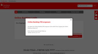 
                            3. Online-Banking: Login - Sparkasse Vogtland