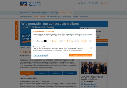 
                            12. Online-Banking Login Volksbank Dreieich eG