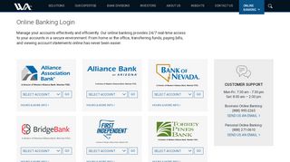 
                            7. Online Banking Login - Western Alliance Bancorporation