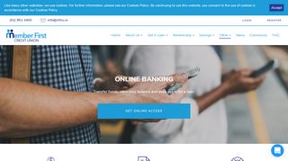 
                            10. Online Banking - Member First Credit Union
