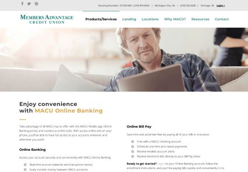 
                            5. Online Banking - Members Advantage Credit Union