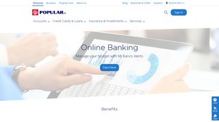 
                            12. Online Banking - Mi Banco Online - Popular