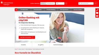 
                            3. Online-Banking mit chipTAN bequem nutzen | Kreissparkasse Tübingen