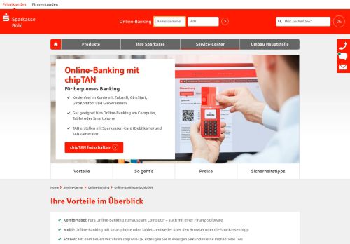 
                            10. Online-Banking mit chipTAN bequem nutzen | Sparkasse Bühl