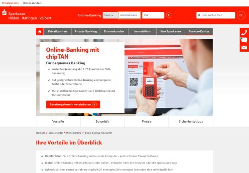 
                            4. Online-Banking mit chipTAN bequem nutzen | Sparkasse Hilden ...