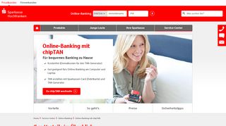 
                            3. Online-Banking mit chipTAN bequem nutzen | Sparkasse Hochfranken
