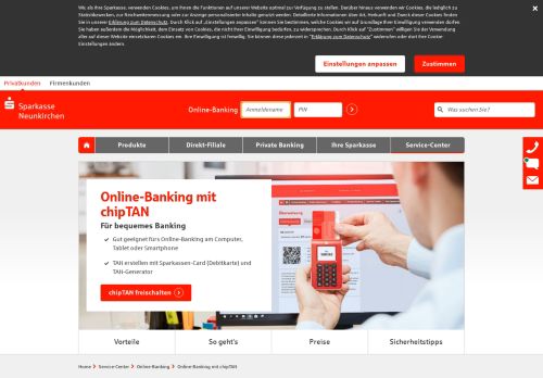 
                            4. Online-Banking mit chipTAN bequem nutzen | Sparkasse Neunkirchen