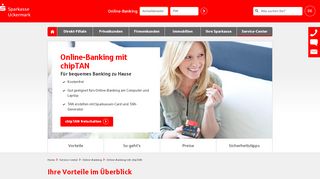 
                            5. Online-Banking mit chipTAN bequem nutzen | Sparkasse Uckermark