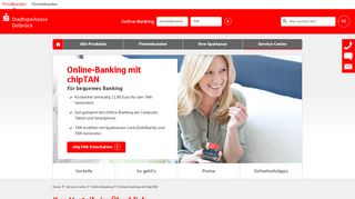 
                            10. Online-Banking mit chipTAN bequem nutzen | Stadtsparkasse Delbrück