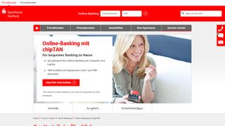 
                            4. Online-Banking mit chipTAN bequem zu Hause ... - Sparkasse Herford