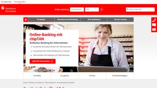 
                            10. Online-Banking mit chipTAN für Unternehmer | Sparkasse Forchheim