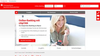 
                            10. Online-Banking mit chipTAN - Kreissparkasse Garmisch-Partenkirchen