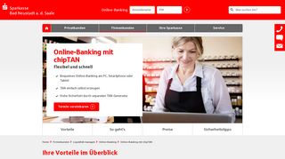 
                            3. Online-Banking mit chipTAN - Sparkasse Bad Neustadt ad Saale