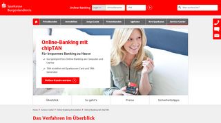 
                            8. Online-Banking mit chipTAN - Sparkasse Burgenlandkreis