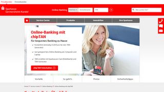
                            5. Online-Banking mit chipTAN - Sparkasse Germersheim-Kandel