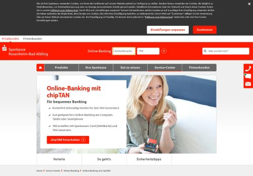 
                            5. Online-Banking mit chipTAN - Sparkasse Rosenheim-Bad Aibling