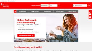 
                            7. Online-Banking mit Fotoüberweisung | Sparkasse Bayreuth