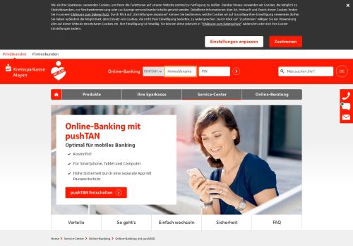 
                            4. Online-Banking mit pushTAN | Kreissparkasse Mayen