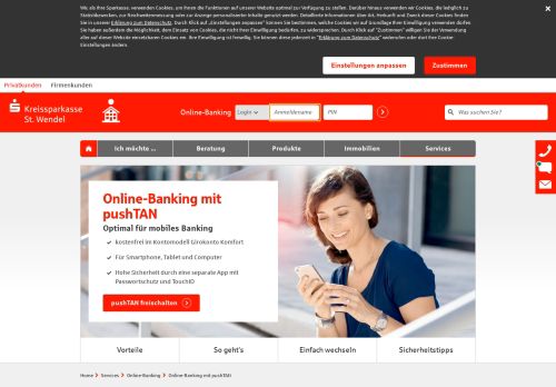 
                            4. Online-Banking mit pushTAN | Kreissparkasse St. Wendel