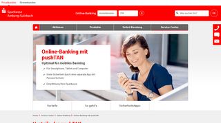 
                            6. Online-Banking mit pushTAN | Sparkasse Amberg-Sulzbach