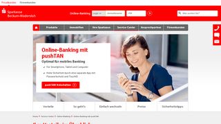 
                            5. Online-Banking mit pushTAN | Sparkasse Beckum-Wadersloh