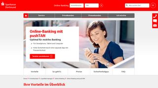 
                            7. Online-Banking mit pushTAN | Sparkasse Dortmund